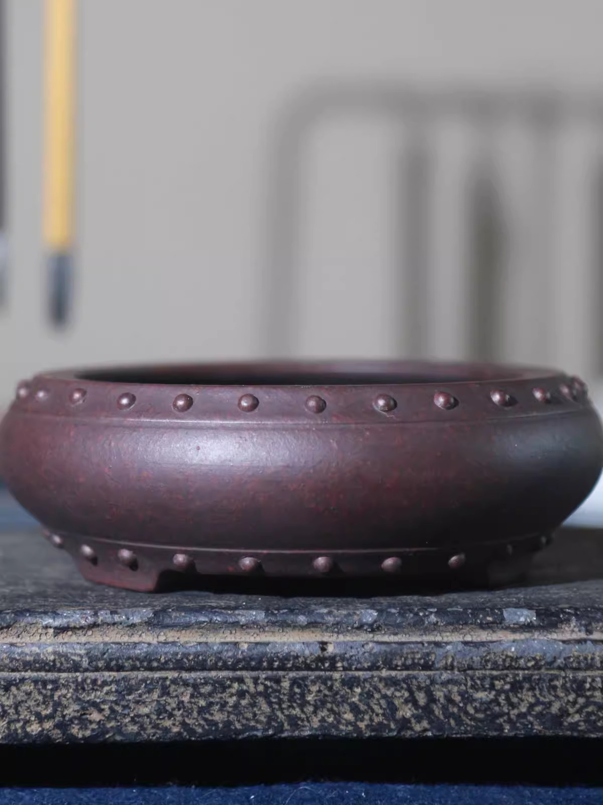 Seramik daire Bonsai saksısı,  - Bonsai Garden With Sand incelemesi ve fiyatı