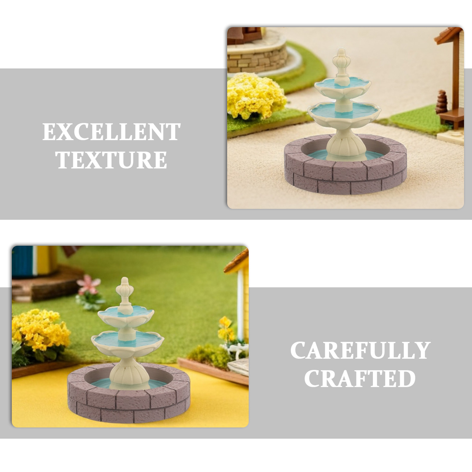 2 Adet Mini Reçine Çeşmesi Dek - Bonsai Garden Usa incelemesi ve fiyatı